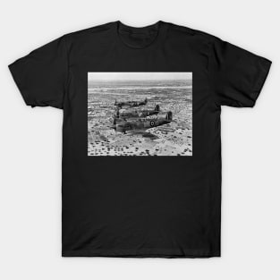 Spitfire Fighters Over Africa, 1943. Vintage Photo T-Shirt